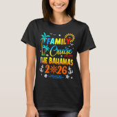 Family Cruise The Bahamas 2026 Summer Matching Vac T-shirt (Voorkant)