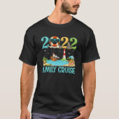 Family Cruise Trip Summer Vacation Beach 2022 T-shirt (Voorkant)