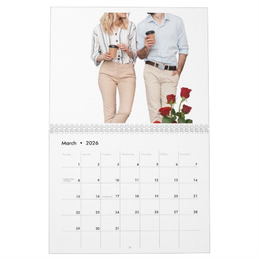 Family Customisable Calendar Kalender (Mar 2026)