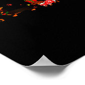 Family Dachshund Santa Sleigh Reindeer Snow Christ Poster (Hoek)