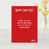 FAMILY DAY oom Kaart (Gele Bloem)