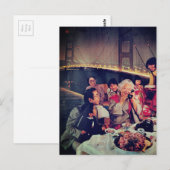 Family Dining at the Bridge Briefkaart (Voorkant / Achterkant)