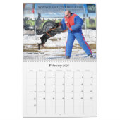 Family Dobes Protection Calendar Kalender (Feb 2027)
