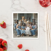 Family Dog Portrait Servet (Insitu)