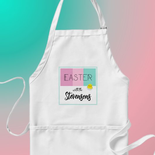 Family Easter aangepaste naam Schort