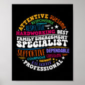 Family Engagement Specialist Appreciation Back To  Poster (Voorkant)