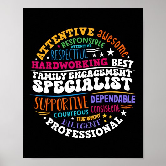 Family Engagement Specialist Appreciation Back To  Poster (Voorkant)