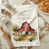 Family Farm Rustic Barn Cute Country Farm  Theedoek