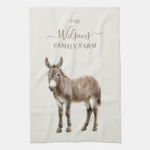 Family Farm Rustic Donkey Country Farm Theedoek (Verticaal)