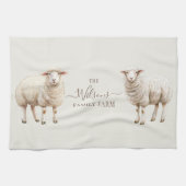 Family Farm Rustic Sheep  Theedoek (Horizontaal)