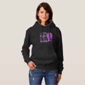 Family Fight Supporter Pul Domestic Violence Aware Hoodie (Voorkant volledig)