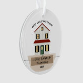 Family First Christmas Housewarming New Home  Ornament (voorkant)