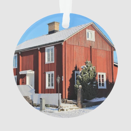 Family First Christmas Housewarming New Home  Ornament (achterkant)