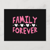 Family Forever Briefkaart (Voorkant)