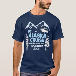 Family Friends and Group Alaska Cruise 2024 Gift F T-shirt
