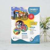 Family Fun Day Flyer Template (Staand voorkant)