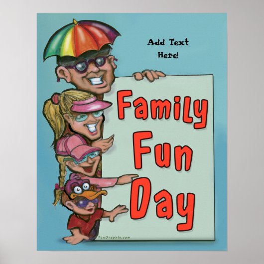 Family Fun Day Poster (Voorkant)