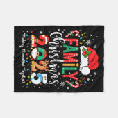 Family Funny Christmas Matching 2025 Santa Tee Paj Fleece Deken (Voorkant (Horizontaal))