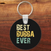 Family Funny Retro Beste Bub Ooit Sleutelhanger (Voorkant)