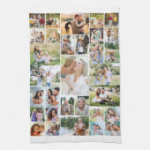 Family Gallery Foto Collage 31 Afbeelding White Theedoek (Verticaal)