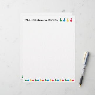 Family Game Lover Letterhead Briefhoofd