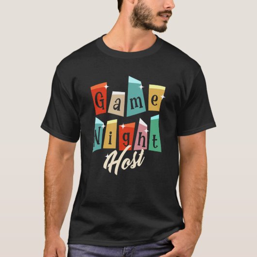 Family Game Night  Game Night Host 1 T-shirt (Voorkant)