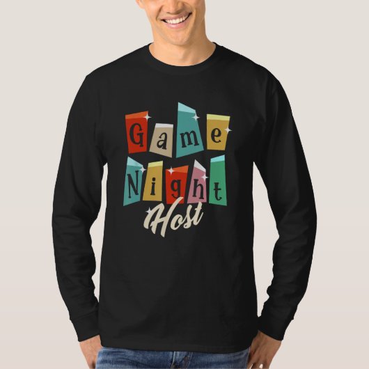 Family Game Night - Game Night Host T-shirt (Voorkant)