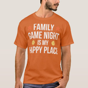 Family Game Night is mijn Happy Place Grappige Boa T-shirt