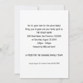 Family Games Dag Slogan Grote tekst Elke kleur Kaart (Achterkant)