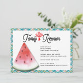 Family Gathering Reunion Picnic Kaart (Staand voorkant)