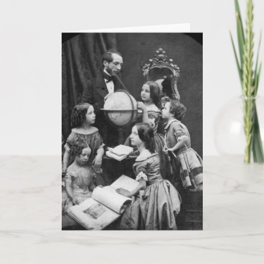 Family Geography Les ~ 1850 Kaart (Voorkant)