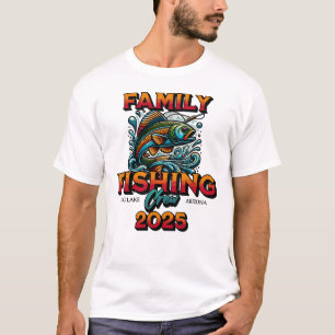 Family Gevist Crew 2025 - Aangepaste bestemming T-shirt