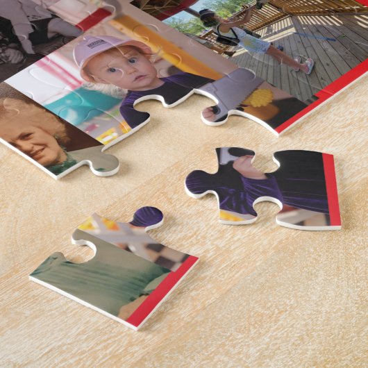 Family Gift Photo Puzzle Legpuzzel (Zijkant)