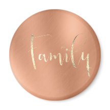Family Golden Script roze Copper Home Planning