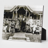 Family Group, c.1900 (foto) Fotoplaat (Zijkant)