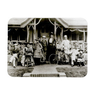 Family Group, c.1900 (foto) Magneet