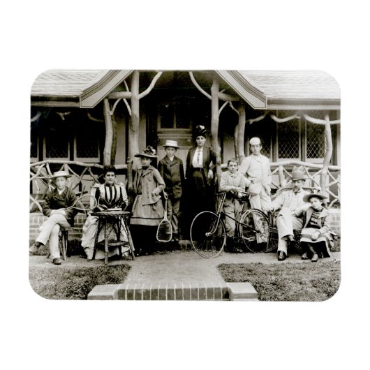 Family Group, c.1900 (foto) Magneet (Horizontaal)