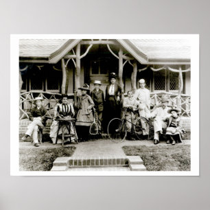 Family Group, c.1900 (foto) Poster