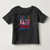 Family Group Funny Christmas , Nutcracker Ballet Kinder Shirts (Voorkant)