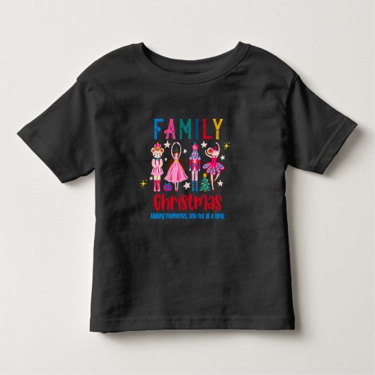 Family Group Funny Christmas , Nutcracker Ballet Kinder Shirts (Voorkant)
