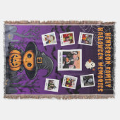 Family Halloween Memories Collage – Kid Witch Deken (Voorkant)