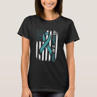 Family Her Fight my Fight, Cervical Cancer T-shirt