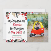 Family Holiday-kerstfotokaart (Voorkant)