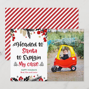 Family Holiday-kerstfotokaart