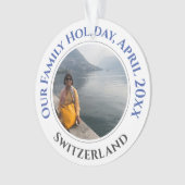Family Holiday Memories Ornament (voorkant)