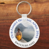 Family Holiday Memories Sleutelhanger (Voorkant)