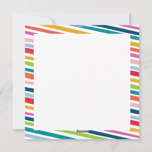 FAMILY HOLIDAY multi 8 photo fun modern squares Feestdagenkaart (Achterkant)