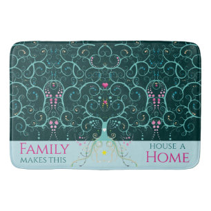Family Home Welkom Mat Tree Life Badmat Rug