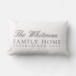 Family Home White Kussen