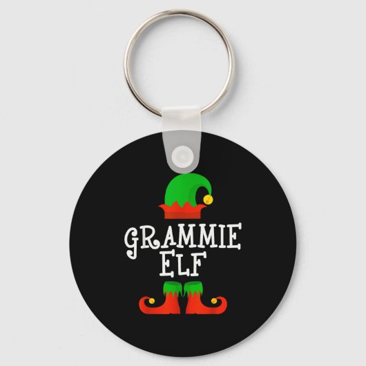 Family I'm The Grammie Elf Christmas Matching Paja Sleutelhanger (Voorkant)